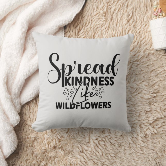 Modern Spread Kindness  Cushion (Blanket)