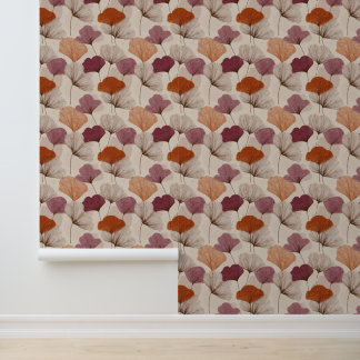 Modern Spring Botanical Floral Wallpaper