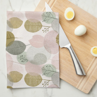 Modern Spring Botanical Kitchen Towels
