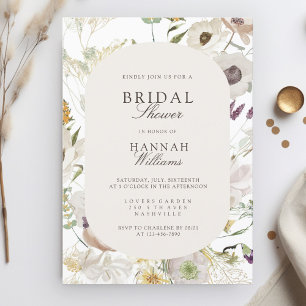 Modern, spring Bridal Shower Invitation