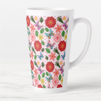 Modern Spring Garden Butterfly Floral 