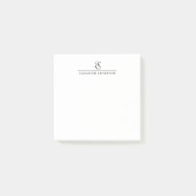 Modern Square Stylish Monogram Name
