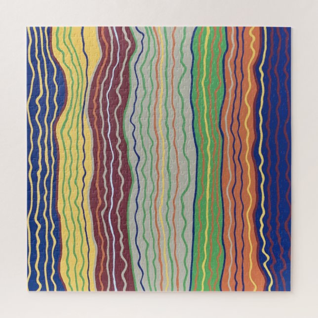 Modern Squiggles 3 Puzzle (Vertical)