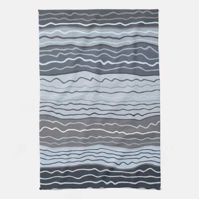 Modern Squiggles 5 Kitchen Towel (Vertical)