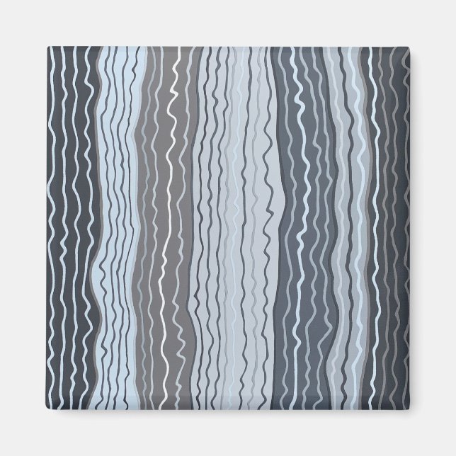 Modern Squiggles 5 Magnet (Front)