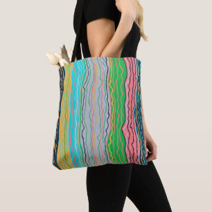 Modern Squiggles Tote Bag