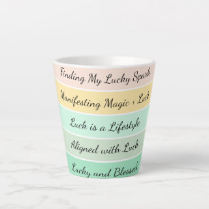 Modern St. Patrick’s Day Gradient Latte Mug