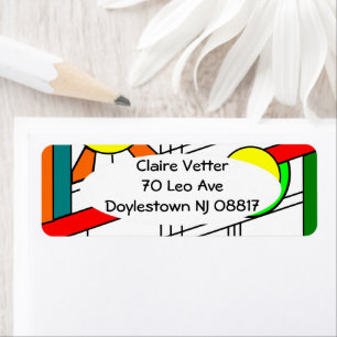 Modern Stained-Glass Look