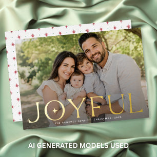 Modern Star Typography Joyful Photo