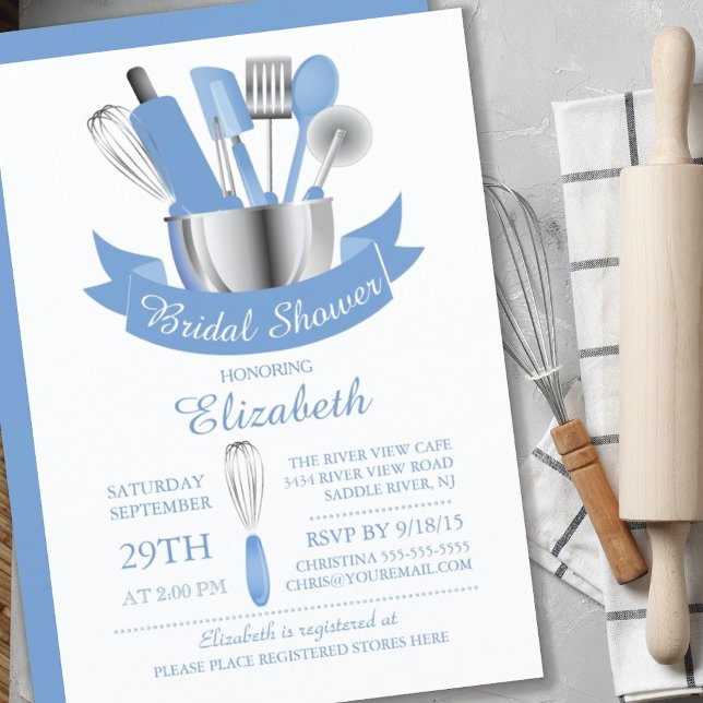 Modern Stock The Kitchen Bridal Shower Invitation (Creator Uploaded)