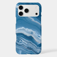 Modern Stone Dusty Blue Marble