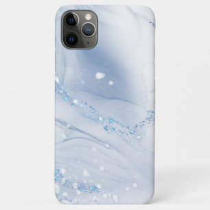 Modern Stone Dusty Blue Marble Case-Mate iPhone Case