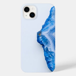 Modern Stone Dusty Blue Marble Case-Mate iPhone 14 Plus Case