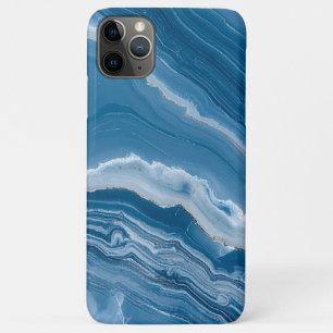 Modern Stone Dusty Blue Marble Case-Mate iPhone Case