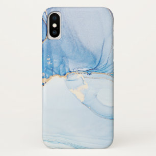 Modern Stone Dusty Blue Marble Case-Mate iPhone Case
