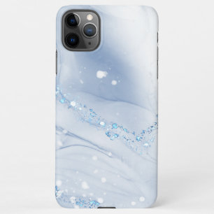 Modern Stone Dusty Blue Marble iPhone 11Pro Max Case