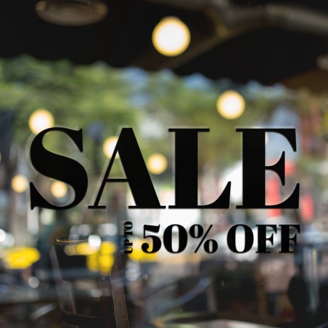 Modern Store Window Sale Off (Creator Uploaded)