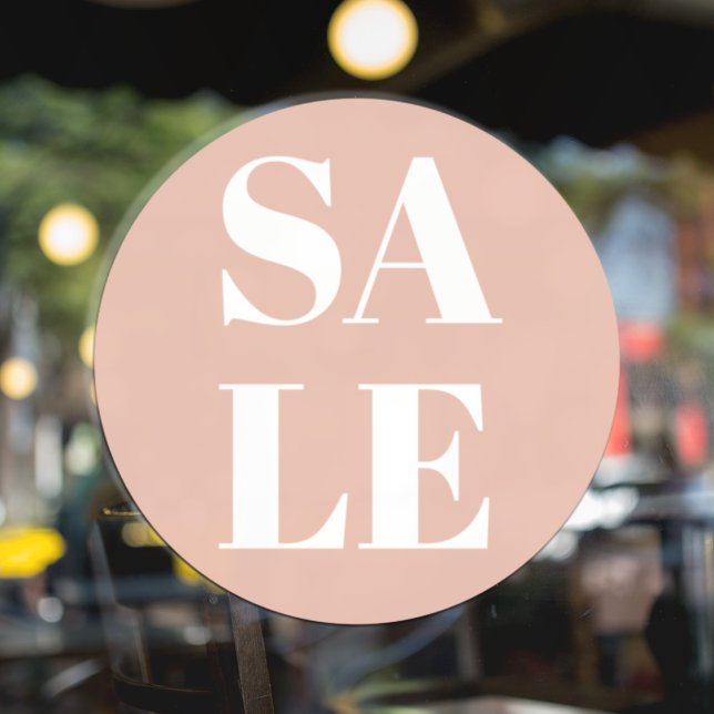 Modern Store Window Sale Pastel Pink (Creator Uploaded)