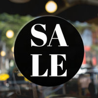 Modern Store Window Sale Window Cling