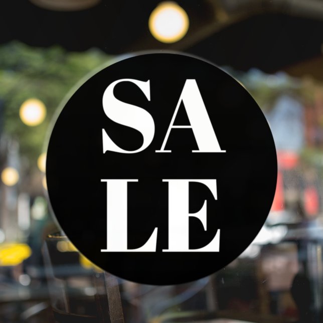 Modern Store Window Sale Window Cling (Creator Uploaded)