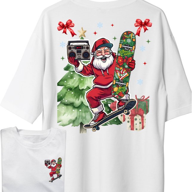Modern Streetwear Santa Christmas T-Shirt (Creator Uploaded)