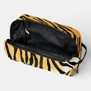 Modern Striped tiger skins Print big cats feline a Dopp Kit
