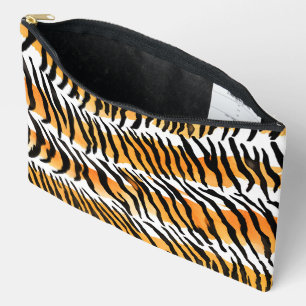 Modern Striped tiger skins Print wild animals wild Accessory Pouch