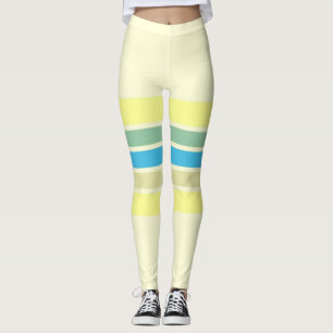 modern stripes art leggings