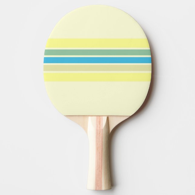 modern stripes art ping pong paddle (Front)