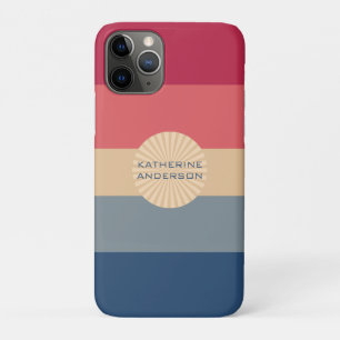 Modern Stripes-Sunset-Trendy Colours- Case-Mate iPhone Case