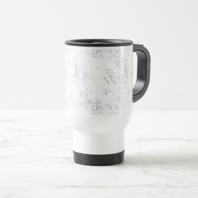Modern Student Desk Aesthetic Design Travel Mug (Front Right)