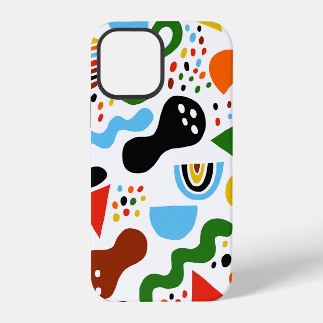 Modern style abstraction with composition made of  iPhone case (Back)