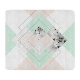 Modern Style Geometric Design Cutting Board