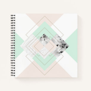Modern Style Geometric Design Notebook