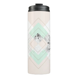 Modern Style Geometric Design Thermal Tumbler