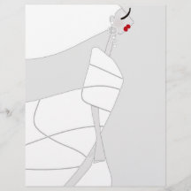 Modern Style Glam Colouring Flyer Paper Miss Jazzy
