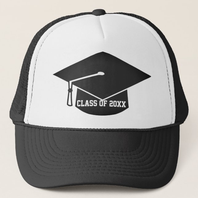 Modern Style Graduation Cap Hat (Front)
