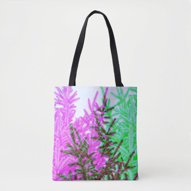 Modern Style Trees Abstract Tote Bag (Front)