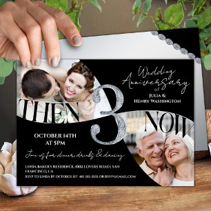 Modern Stylish 3rd Wedding Anniversary Invitation