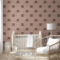 Modern Stylish African Mudcloth Beige