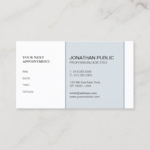 Modern Stylish Appointment Reminder Professional