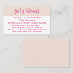 Modern & Stylish Baby Shower Ticket Invitation