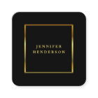 Modern stylish black and gold professional