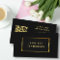 Modern stylish black gold QR code professional