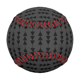 Modern & Stylish Black Hanging Triangles on Smoky Baseball