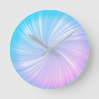 Modern Stylish Blue Pink Spectrum Radiant Pattern