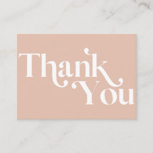 MODERN STYLISH BOLD Thank you for your purchase Enclosure Card