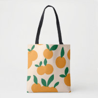 Modern Stylish Citrus Fruit Oranges Pattern