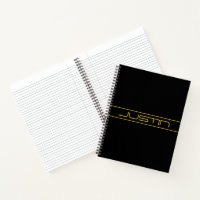 Modern Stylish Editable Gold Text & Line Stripes