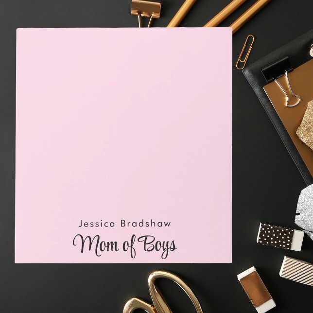 Modern Stylish For Mum Pink  Notepad (Creator Uploaded)